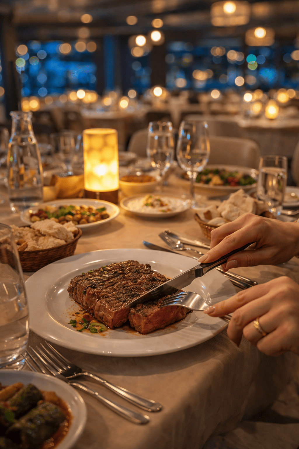 Müdana Etiler seating area ve manzara